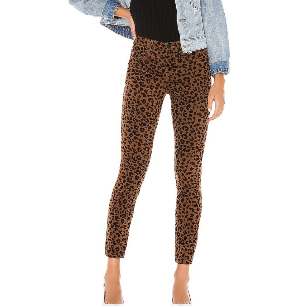 NWT Blank NYC Corduroy Leopard Crop Pant